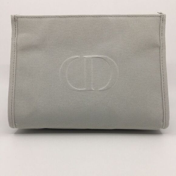 Christian Dior Beauty | Dior | Trousse Cosmetic Pouch Light Gray - Picture 1 of 16